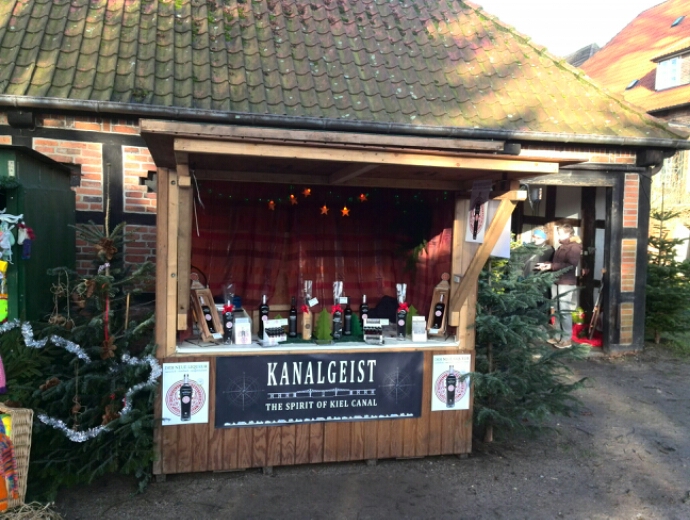 Kanalgeist auf den Weihnachtsmarkt des Klosters Preetz